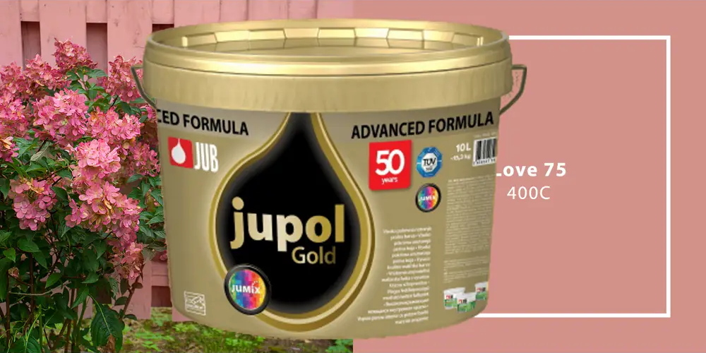 91160451 Краска для внутренних покрытий JUB 1009810-400C JUPOL GOLD цвет коричневый 4.75 л STLM-0504437