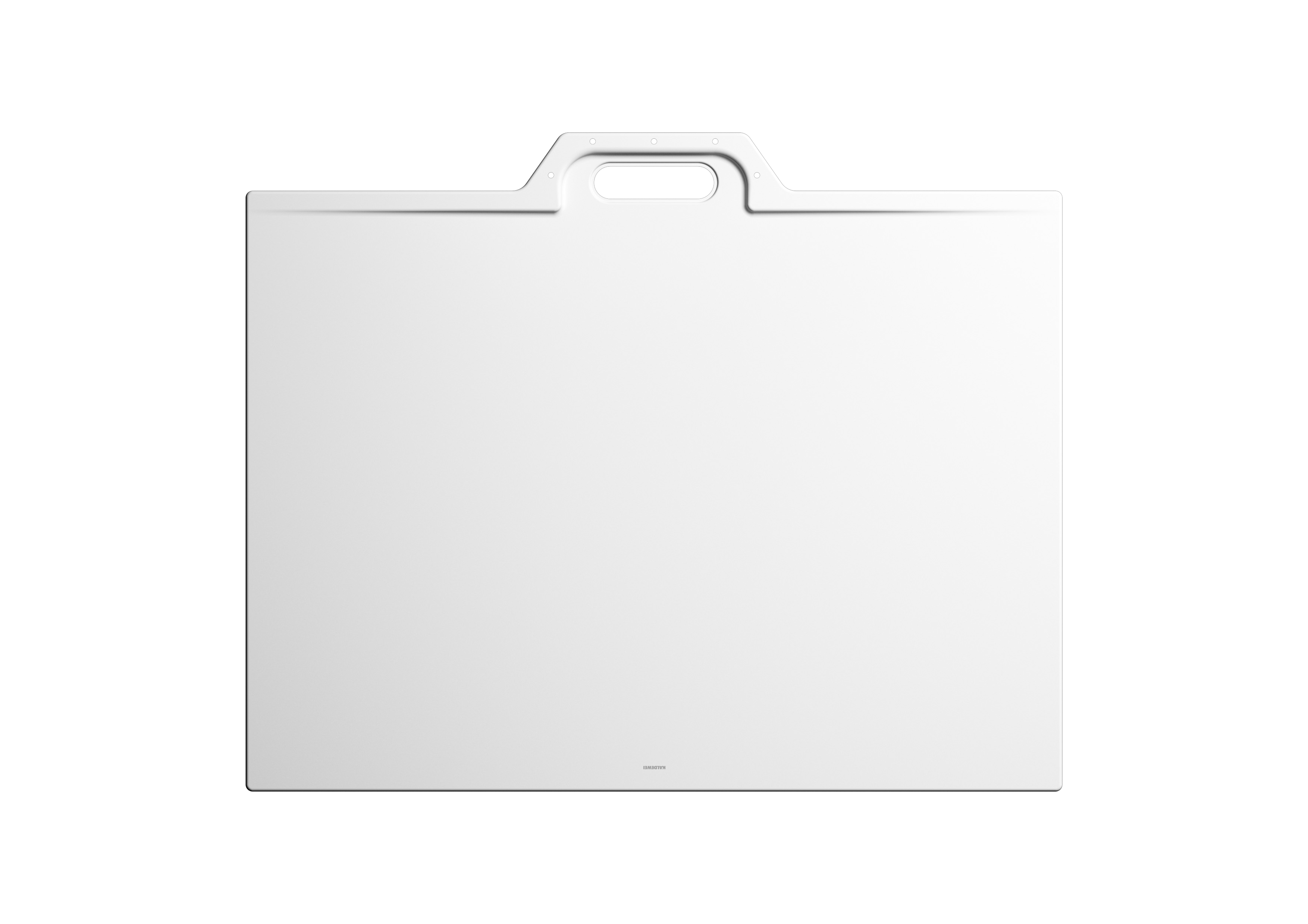 Душевой поддон KALDEWEI Сталь эмалированная 892-1 258 альпийский белый матовый 892-1258 - Вид №1