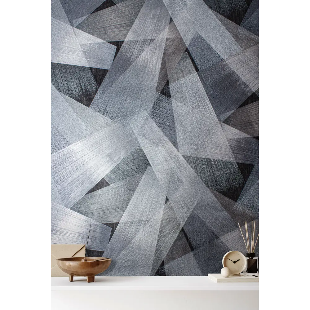 Victoria Stenova Ultra - флизелиновые обои темно-серые с тиснением 89346017 STLM-1457903 - Вид №3