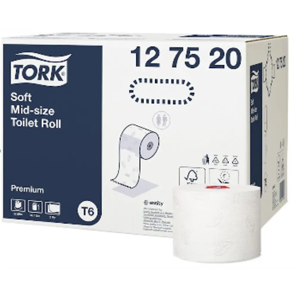 Туалетная бумага Tork Premium 2-х слойная 90 м STLM-2045273