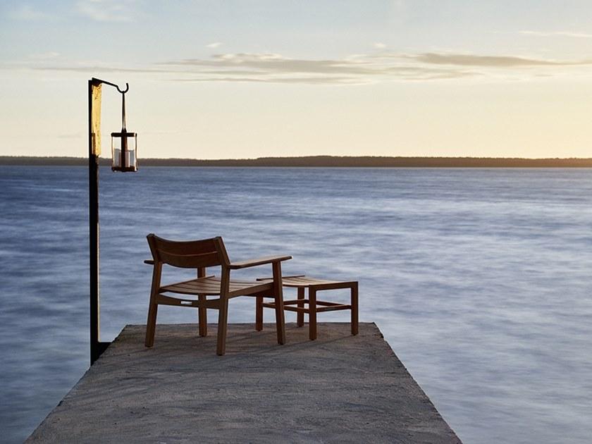 Skargaarden Прямоугольная подставка для ног из тика Djurö Djs-t - Вид №1