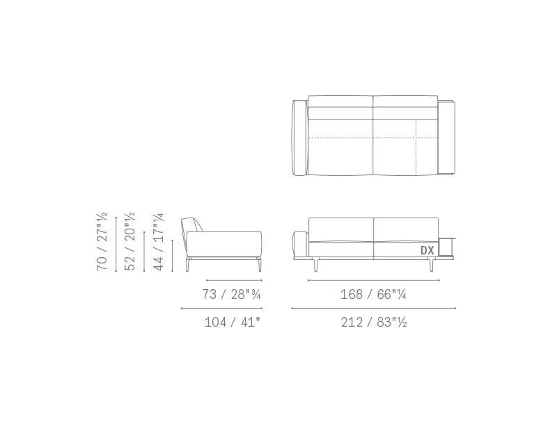 Ткань диван Poltrona Frau коллекция-диваны и кресла ARCH-00009449 - Вид №24