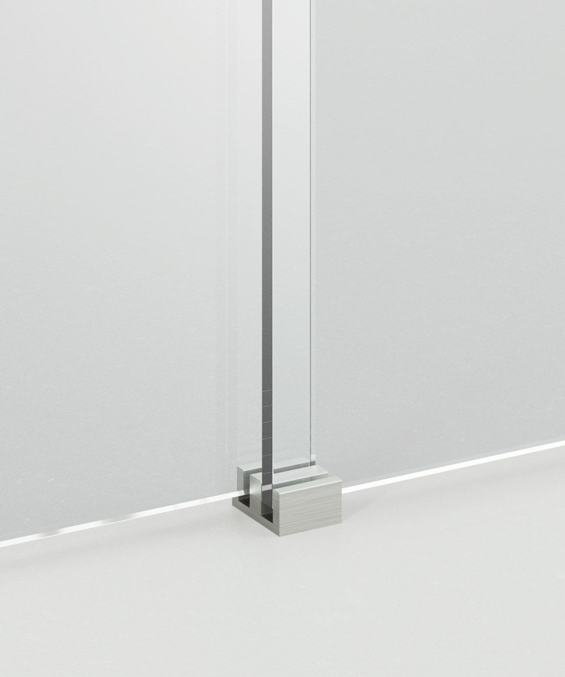 Бескаркасная стеклянная дверь ADL Light ARCH-00007460 - Вид №5