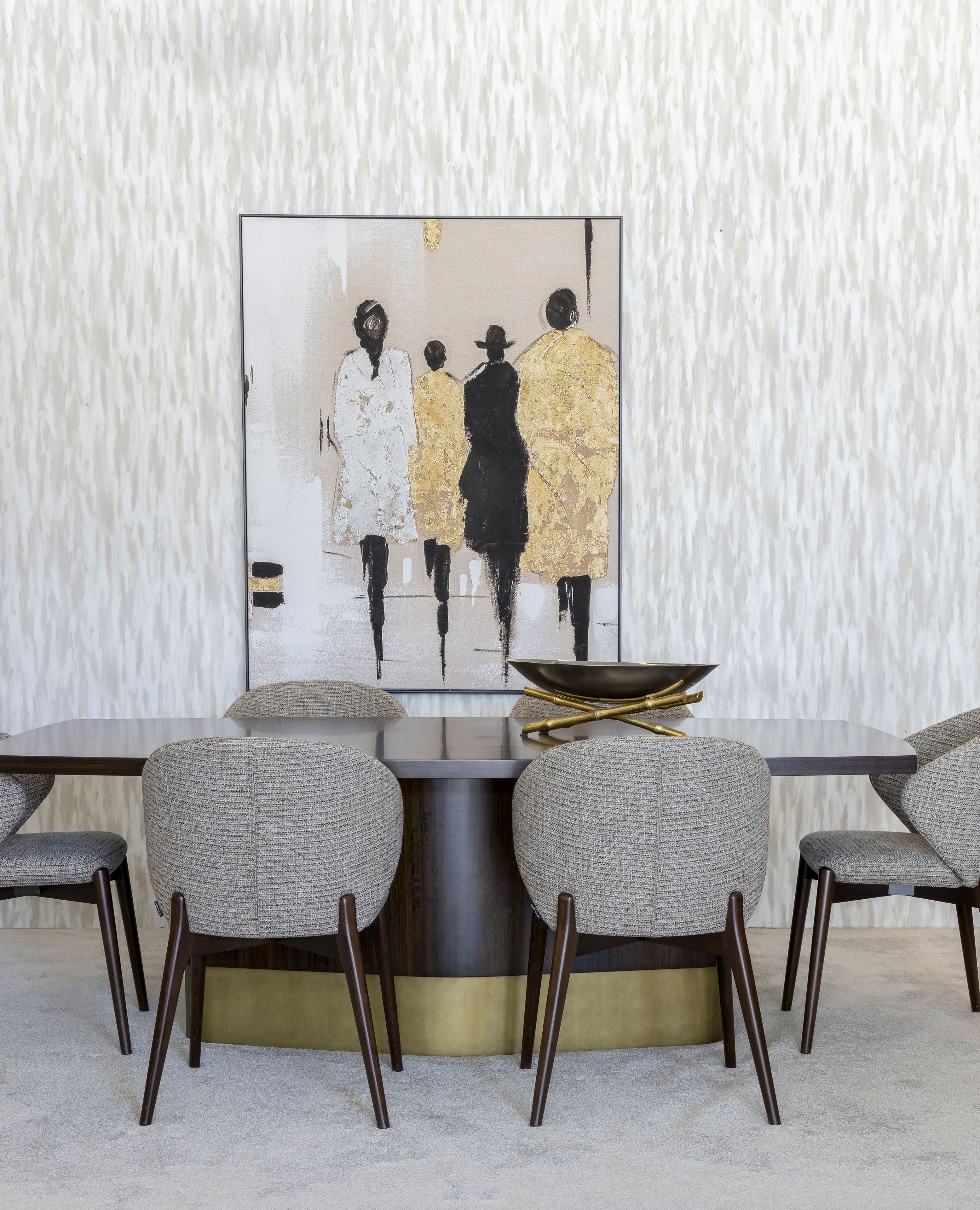 Прямоугольный обеденный стол из дуба Stylish Club Elea ARCH-00002523 - Вид №1