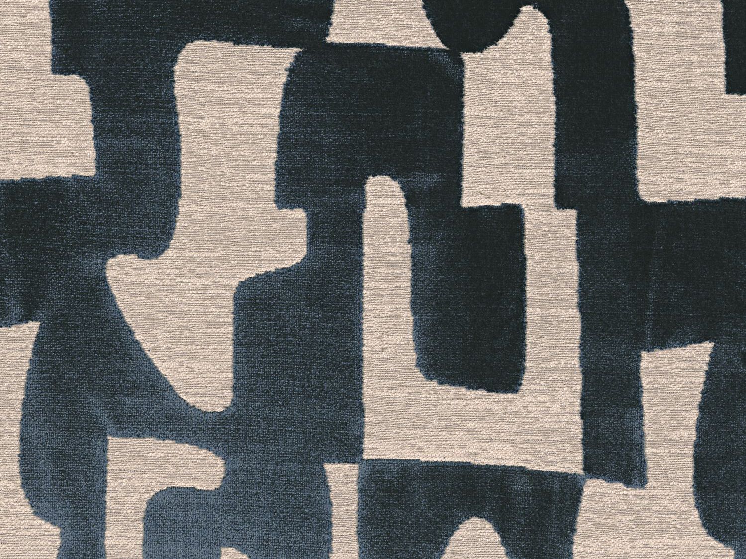 Ткань с графическим рисунком Casamance флирт ARCH-00112831