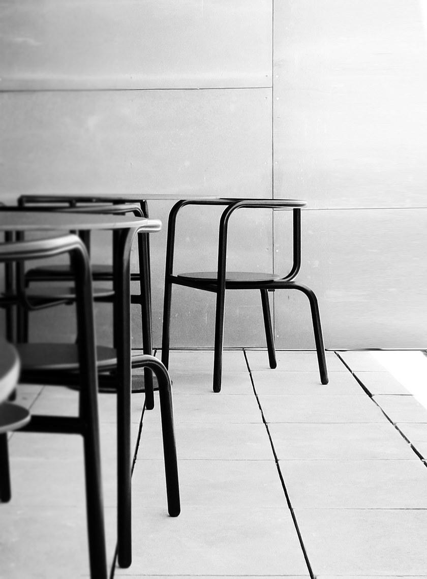 Branca Lisboa Штабелируемый стул из окрашенного металла sun-id-1418194 - Вид №15