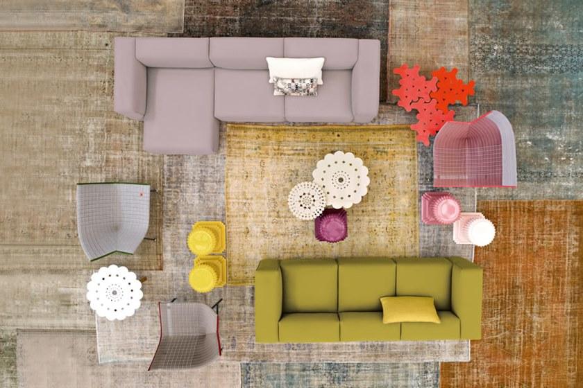 Moroso Секционный диван со съемным чехлом из ткани Spring sun-id-1459546 - Вид №3