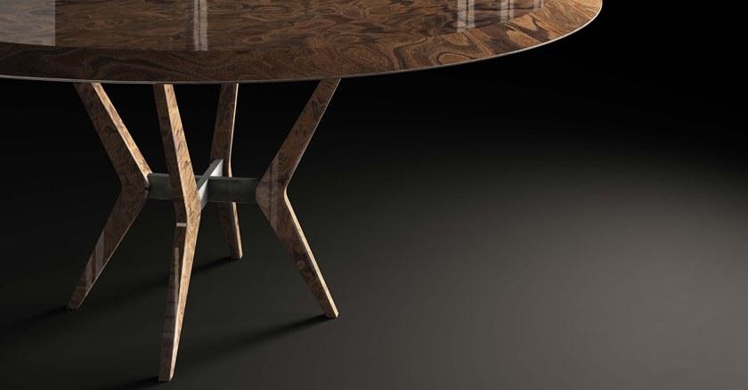 ROSSATO ARREDAMENTI Круглый стол из бриара Home Td-01 - Вид №1