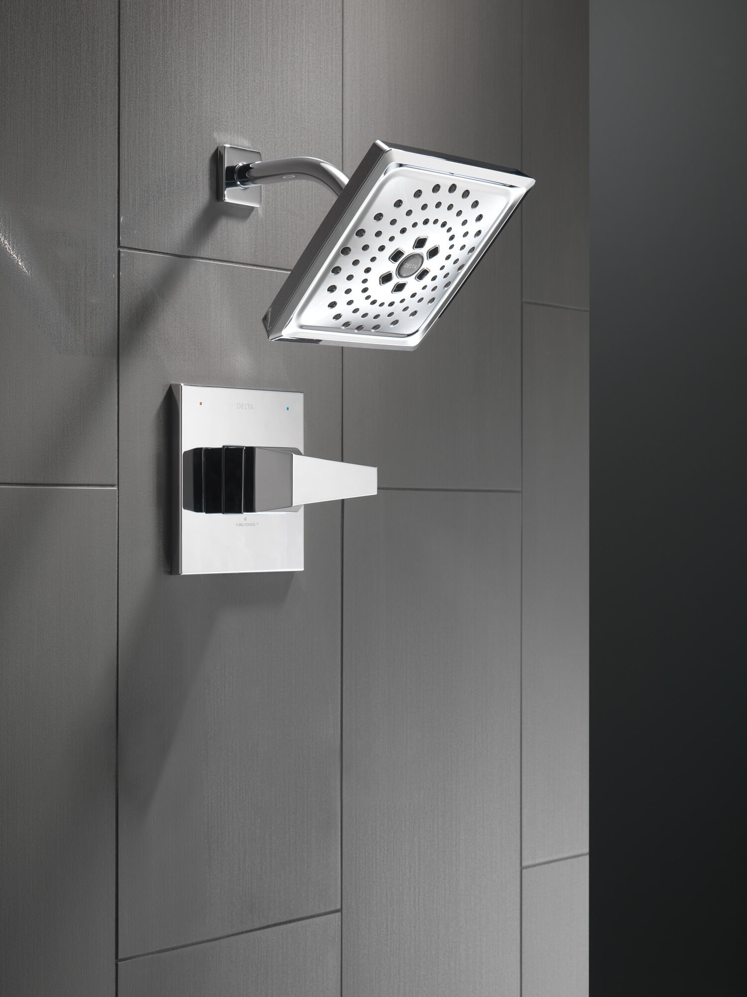 T14243 Отделка для душа Monitor 14 Series Delta Faucet Trillian Хром  - Вид №6