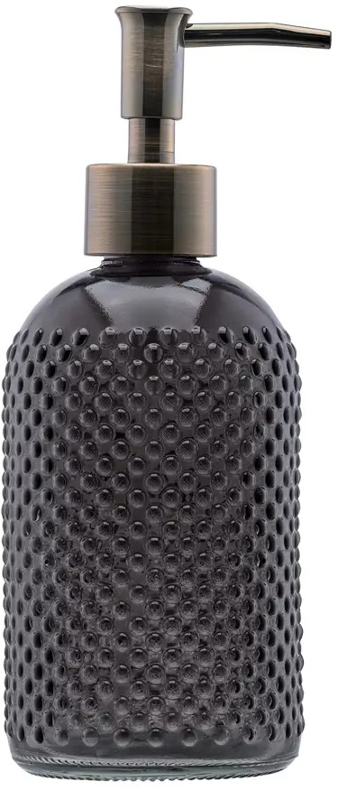 Дозатор для жидкого мыла MOROSHKA Barentsevo More - серый стеклянный 89355551