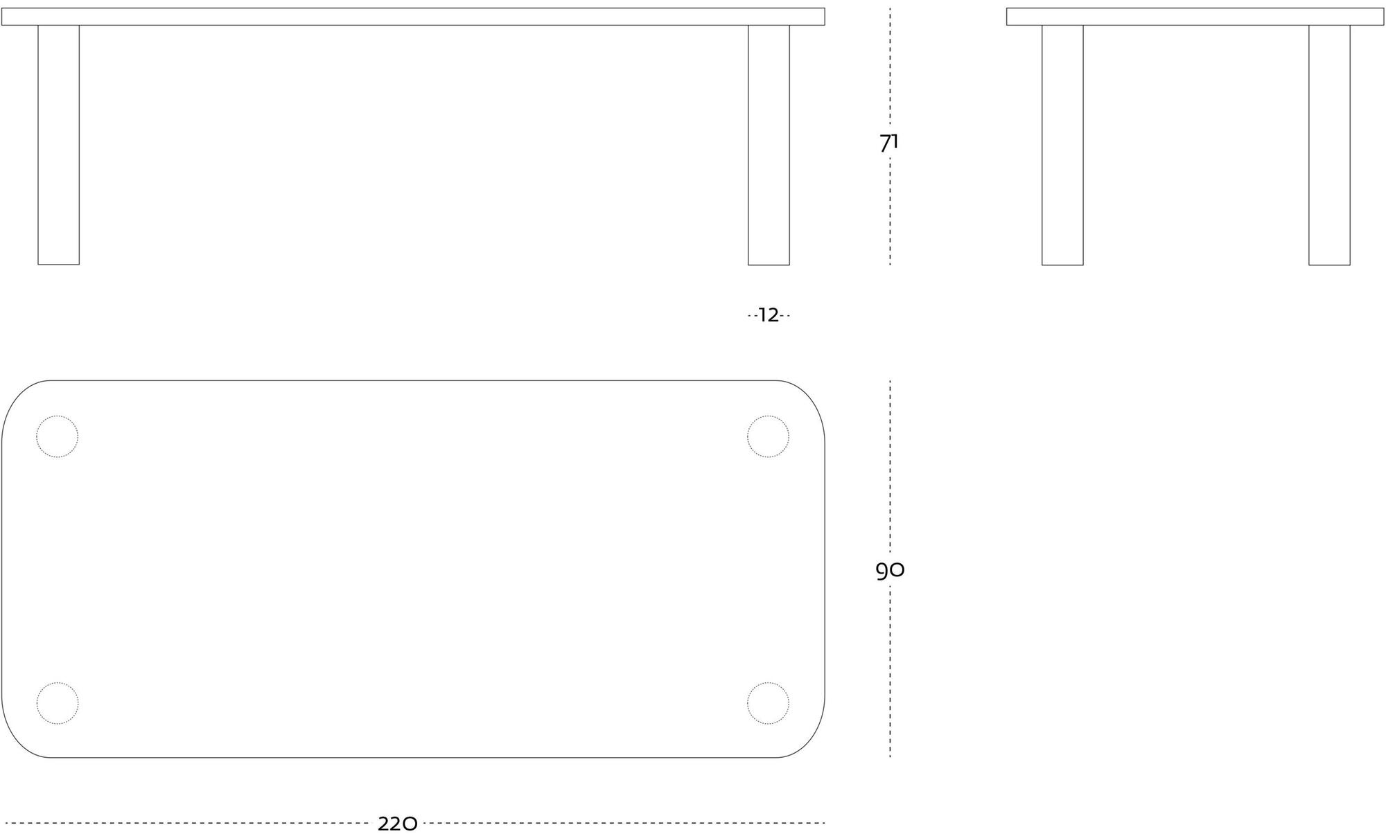 altreforme Алюминиевый стол Novecento sun-id-1409002 - Вид №4