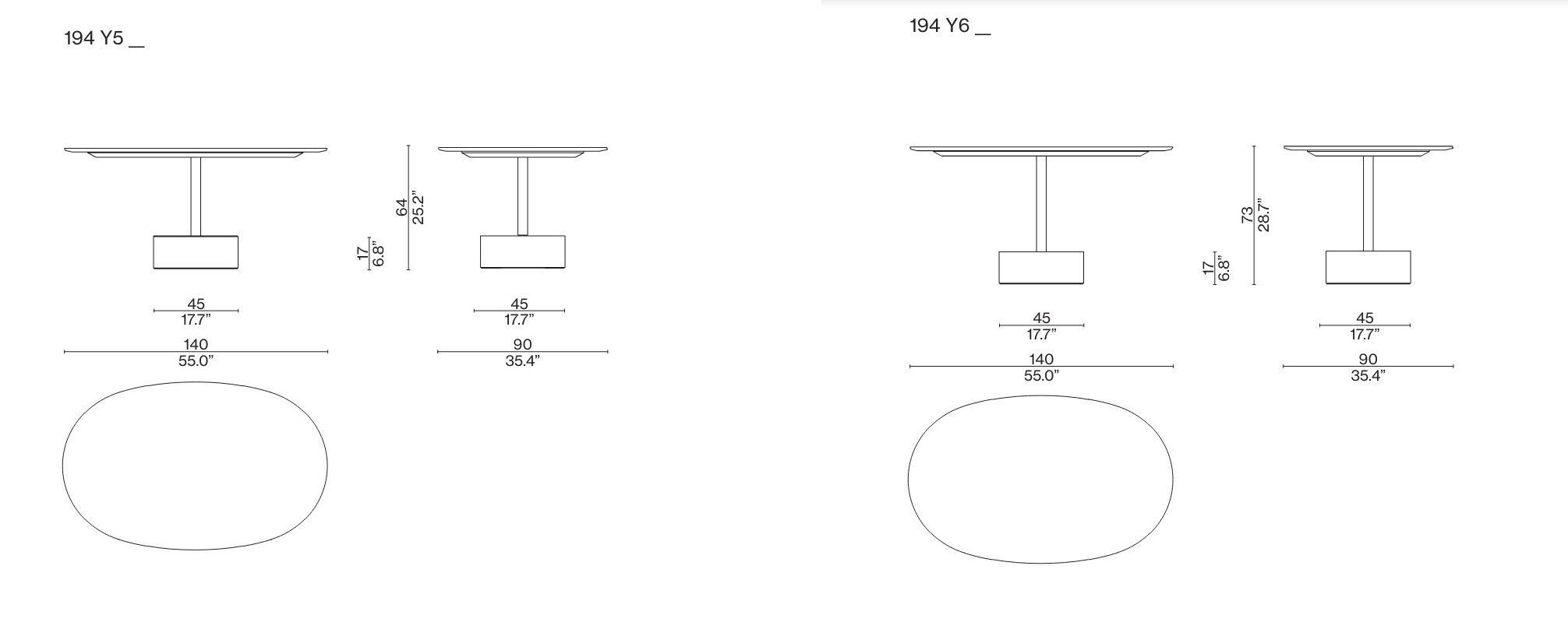 Мраморный стол CASSINA 9 DINING TABLE ARCH-00108275 - Вид №3