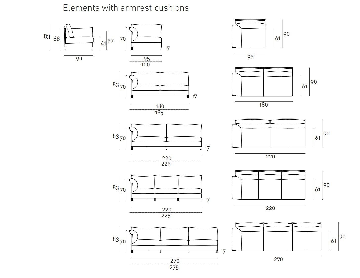 Съемный диван Living Divani сорочка ARCH-00137406 - Вид №6
