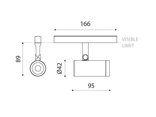 Алюминиевый светодиодный светильник Arkoslight Track 48V ARCH-00127372 - Вид №22