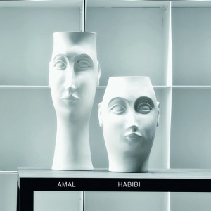 Q404/3X82 Скульптура Хабиби Adriani e Rossi белый