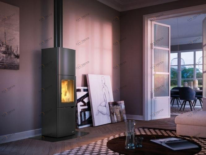 PALAZZETTI Дровяная печь из стали класса а Eva s sun-id-1359224