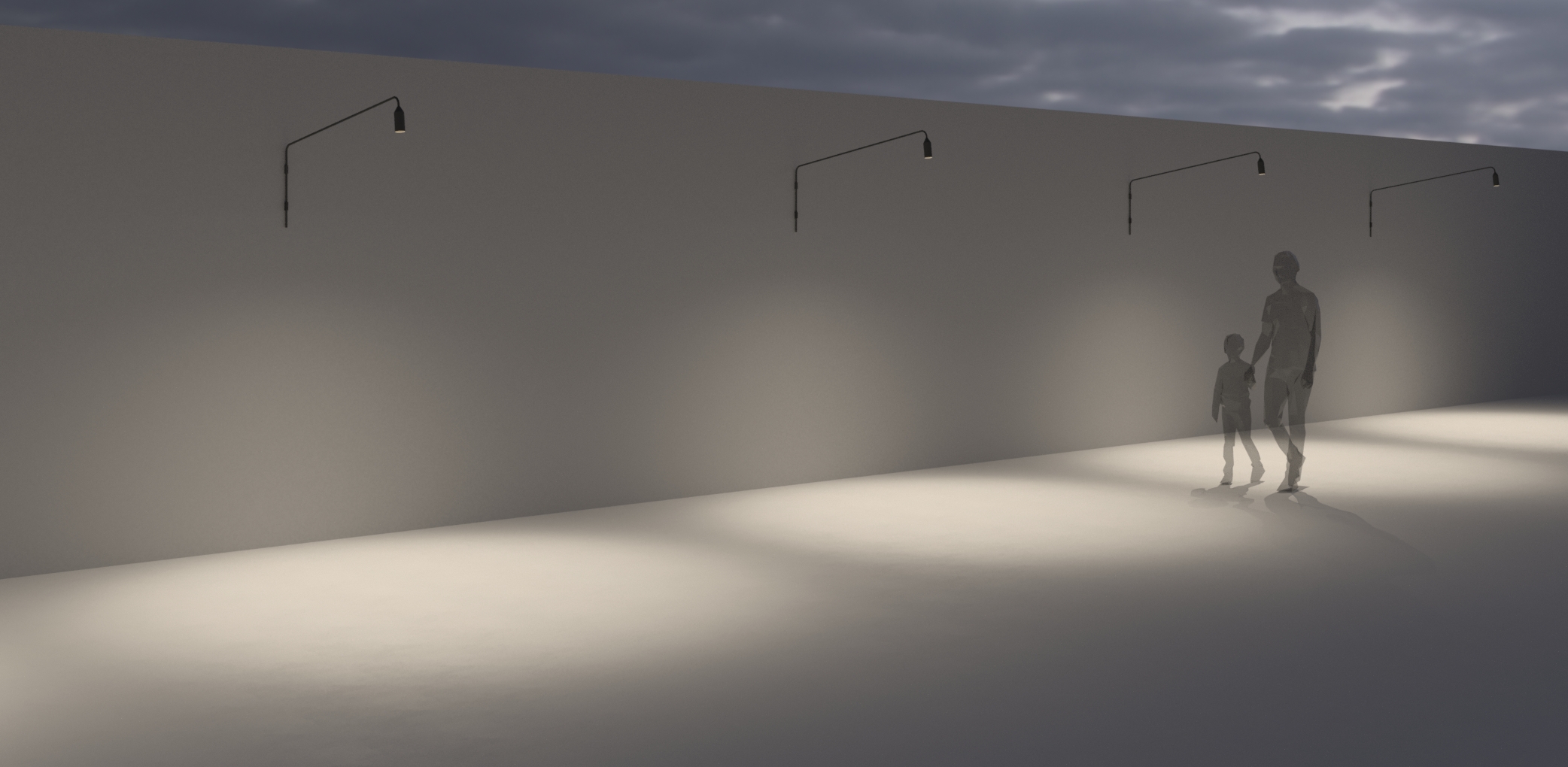 3010216 Подсветка стены Platek FLAMINGO 2.0 Applique  FLAMINGO 2.0 850 mm - 1 COB 3000K 76°  - Вид №11