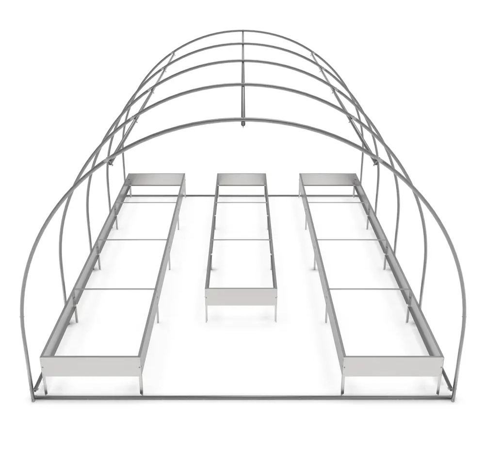 Santreyd: Оцинкованные грядки для теплицы 3x4 м 86762937