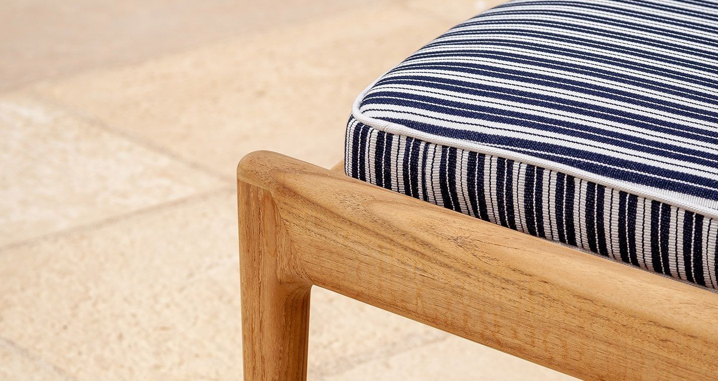 Садовая кровать с откидной спинкой из тикового дерева с колесами Poltrona Frau Boundless Living Outdoor Collections ARCH-00141946 - Вид №8