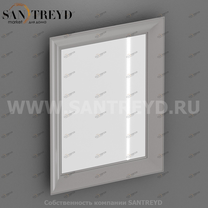 PS072CT Зеркало 70 см цвет Серебряный пион Globo Paestum Италия Ceramica Globo