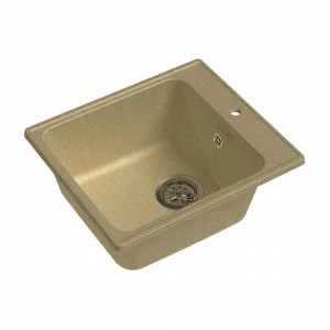 RQ21 бежевый Мойка кухонная прямоугольная Raiber