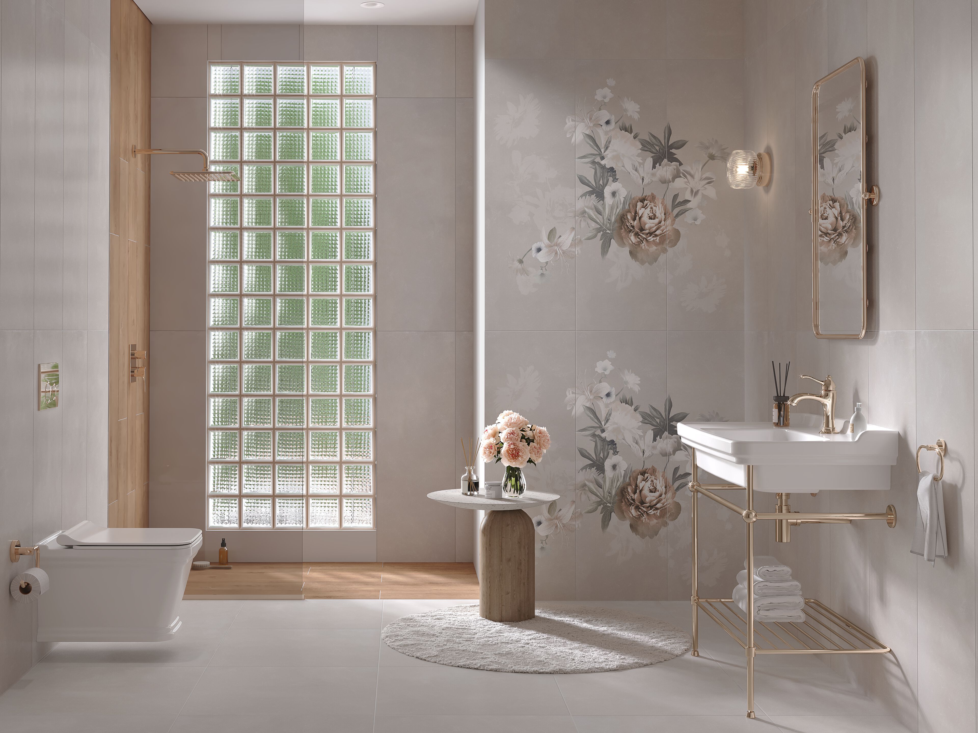 Пол / керамогранит с эффектом цемента Kaleseramik ванная комната ARCH-00146918