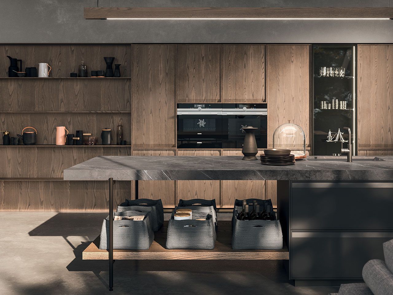 Встроенная кухня с островом Arrital Ak_07 ARCH-00035308 - Вид №10