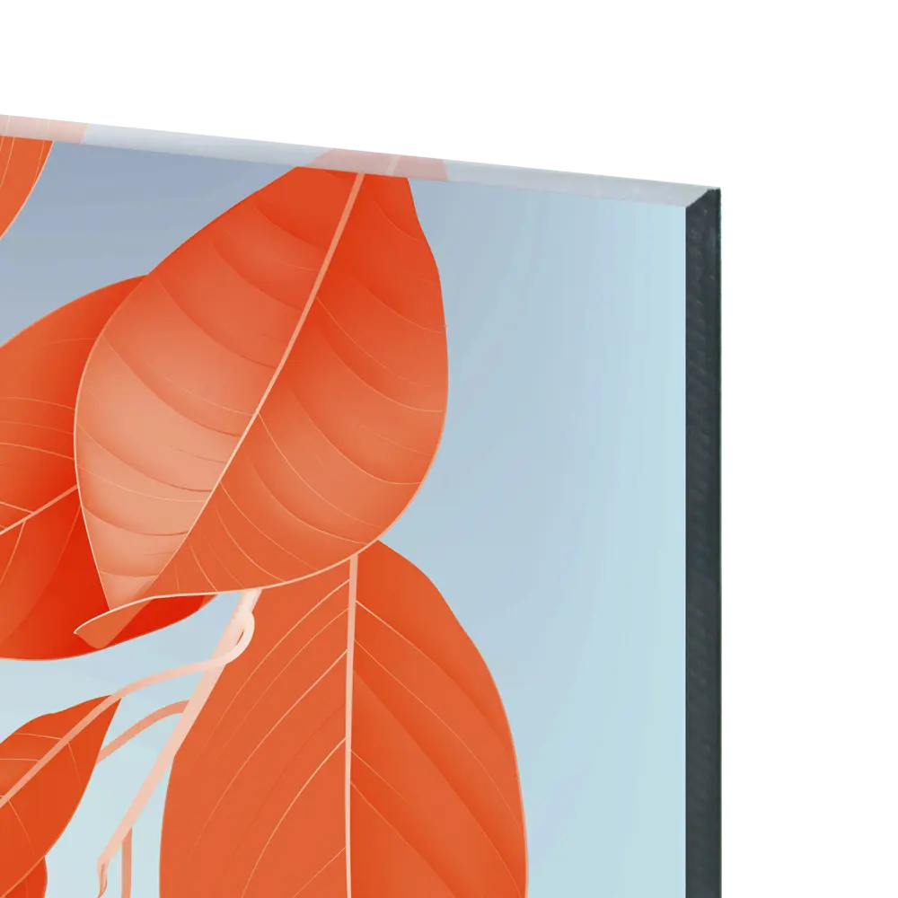 Картина на стекле Листики 2 60x80 см 85283008 STLM-2174056 ARTABOSKO  - Вид №1
