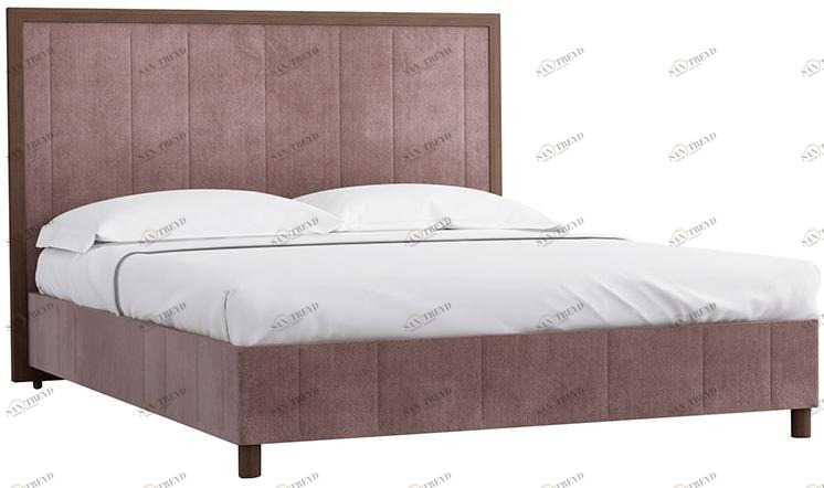 2488 Кровать с ортопедическим основанием 1.6 Модерн Лайт Нежное мерцание R-HOME 40172736H_GNM