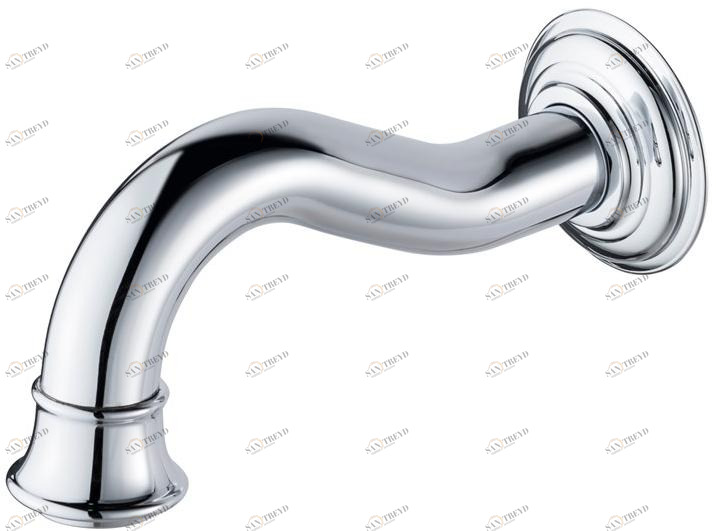 JUSTIME Стенной излив Classik 6703-9w-80cp