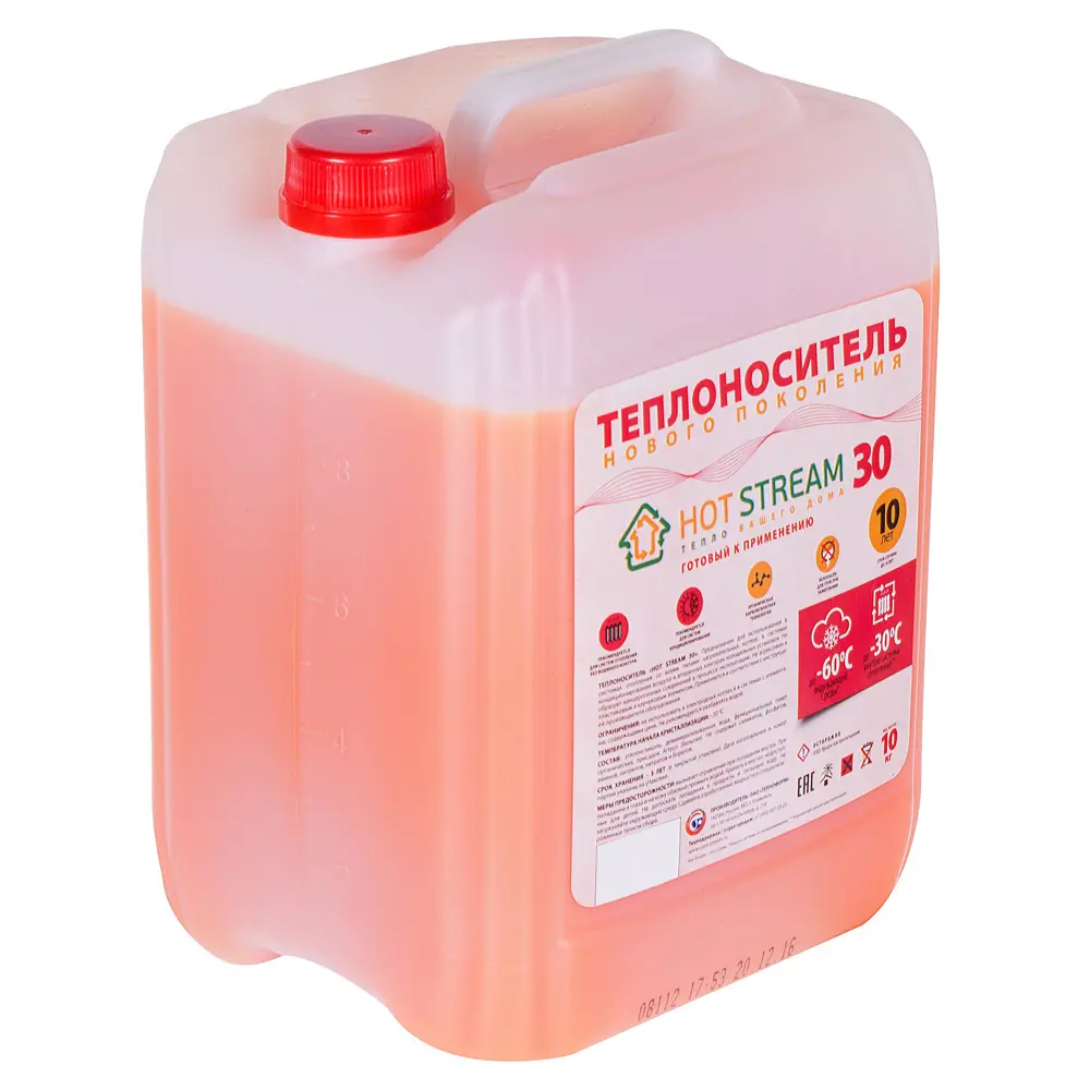 Теплоноситель Hot Stream HS-010103 -30°C 10 кг этиленгликоль 18057515 STLM-2191871  - Вид №1