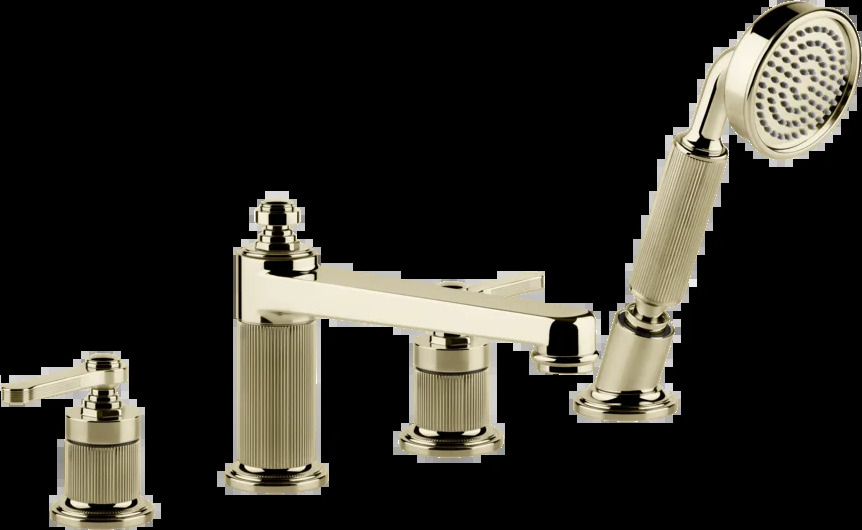 Смеситель для ванны 65045 710 Gessi Venti20 ЛАТУНЬ PVD