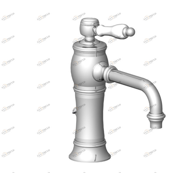 02.708 Смеситель для умывальника, «подвижный» излив HORUS Range Éloise 