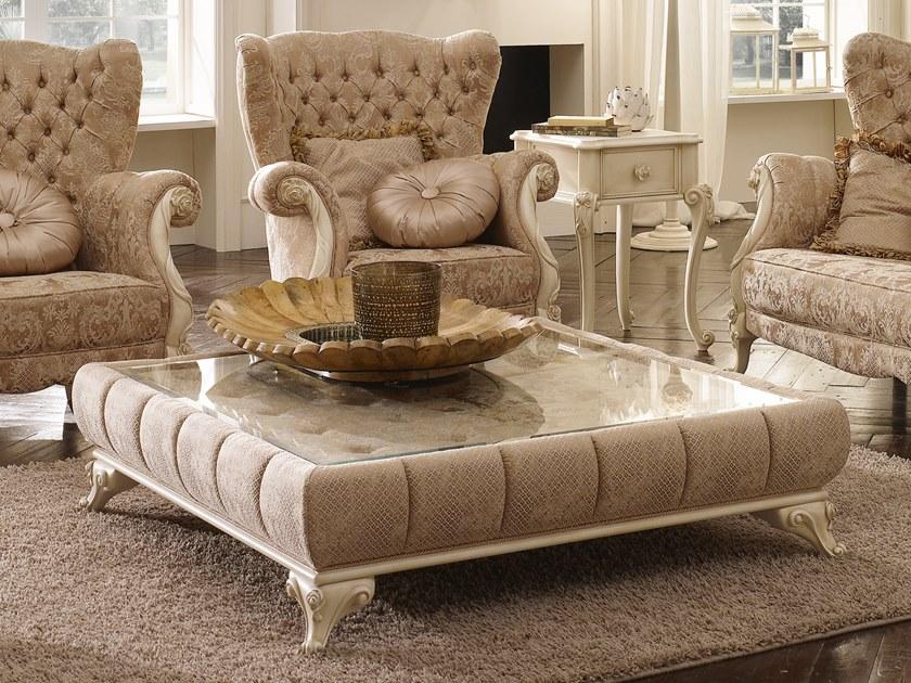 VOLPI Низкий квадратный журнальный столик Night & day 2132/-33 - Вид №1