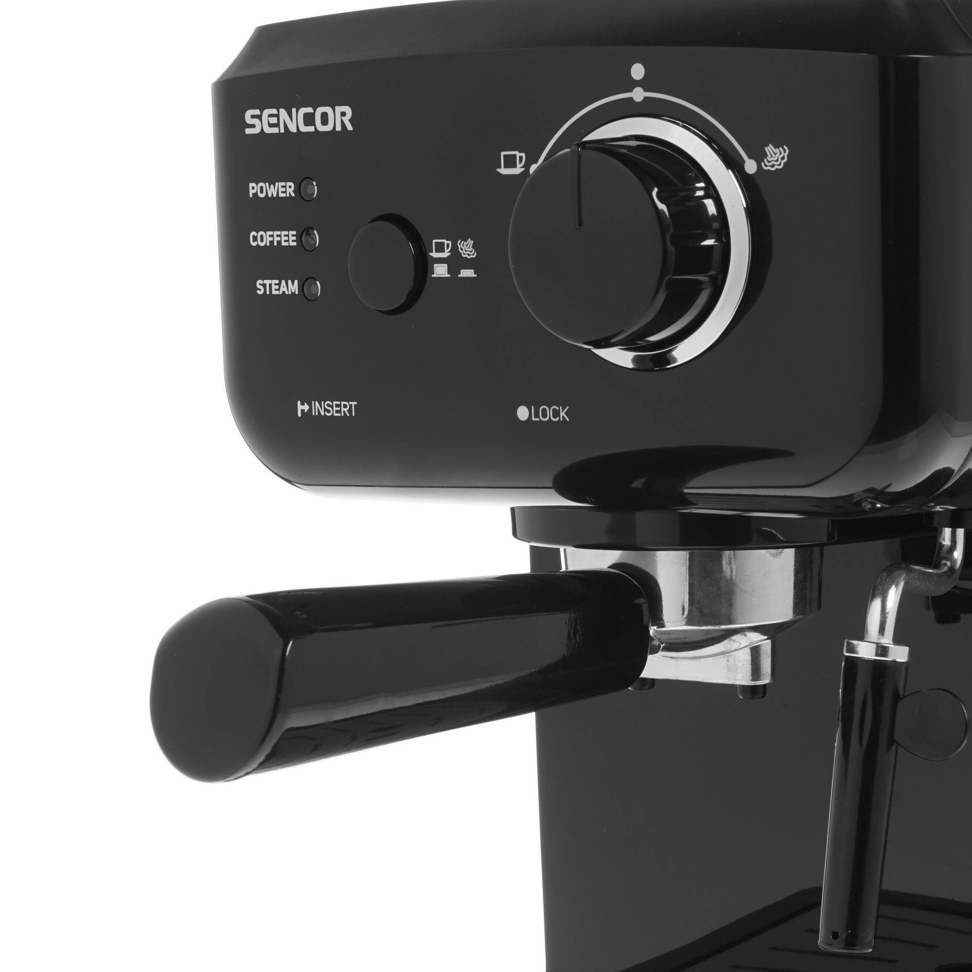 8158121 Кофеварка рожковая Senсor SES 1710BK черный Sencor STDN-0129504 - Вид №3