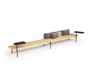 Модульная скамья из фанеры