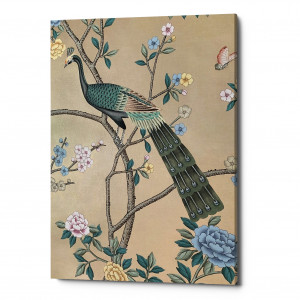 21060725 Картина «Императорский павлин», версия 2 (холст, галерейная натяжка) Object Desire