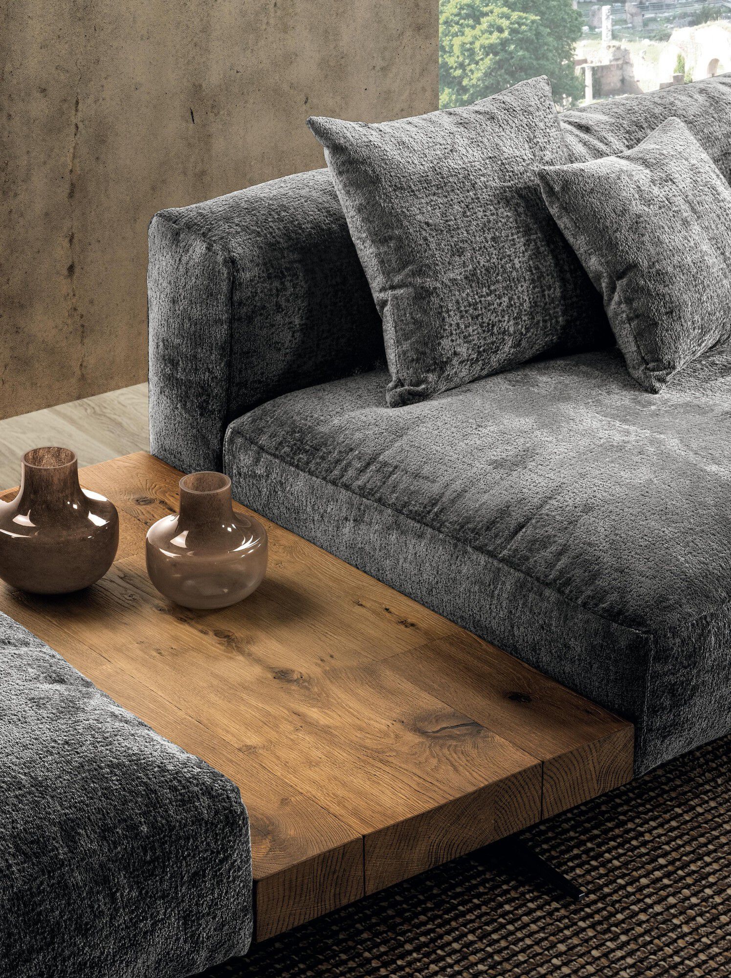 Угловой диван из ткани Lago Air ARCH-00095484 - Вид №2