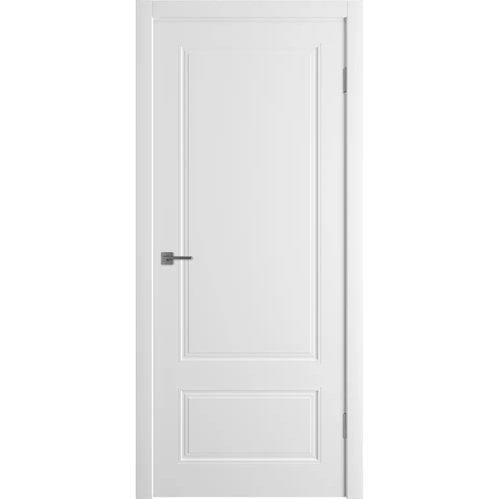 Комплект двери Эрика глухая 60x200 см эмаль белый с добором 200 мм VFD STLM-2016577