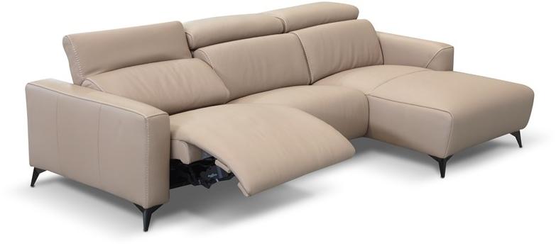 Rossini Sofas Кожаный диван-кресло с шезлонгом sun-id-1353576 - Вид №1