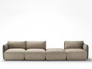 Модульный тканевый диван