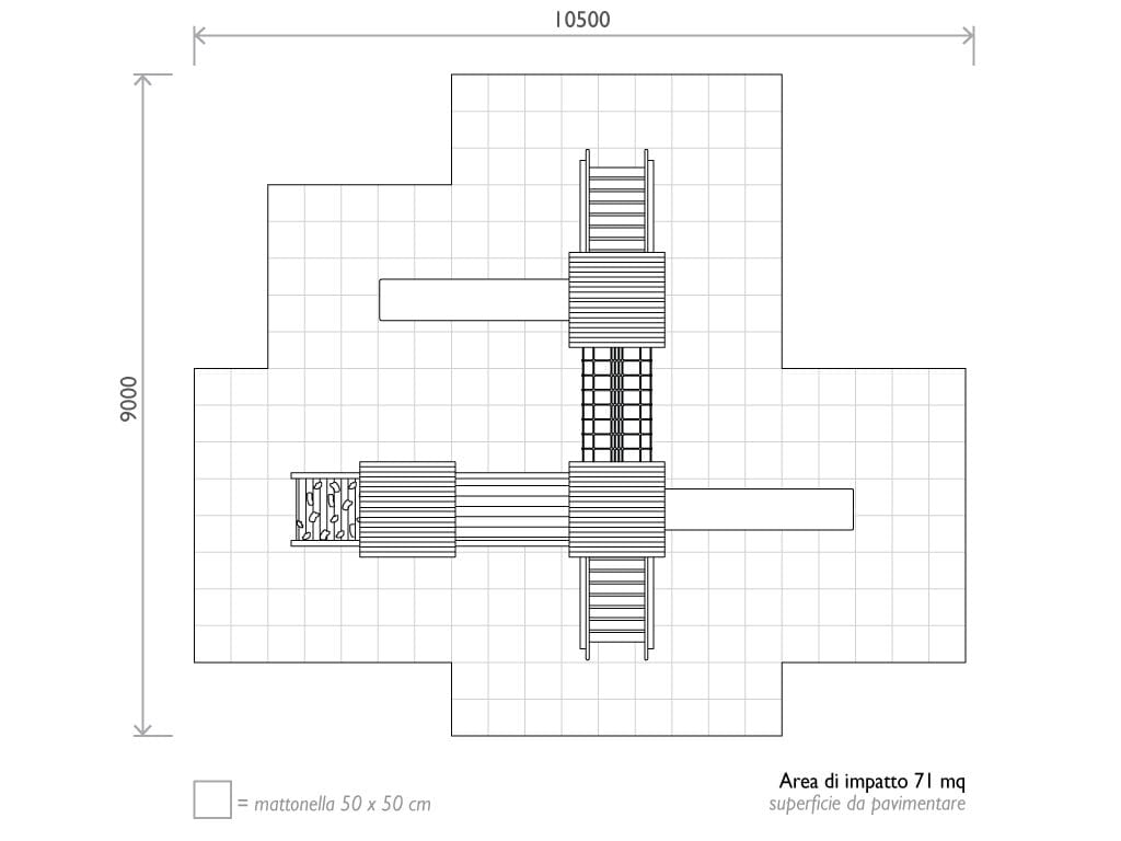 Рециркулированная пластиковая игровая структура EUROCOMITALIA COMBI ADVENTUIRE ARCH-00114936 - Вид №2