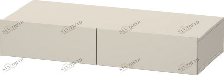 DS827009191 Полочка с ящиком DuraStyle #DS8270 1000 x 440 мм Серо-коричневый декор Duravit