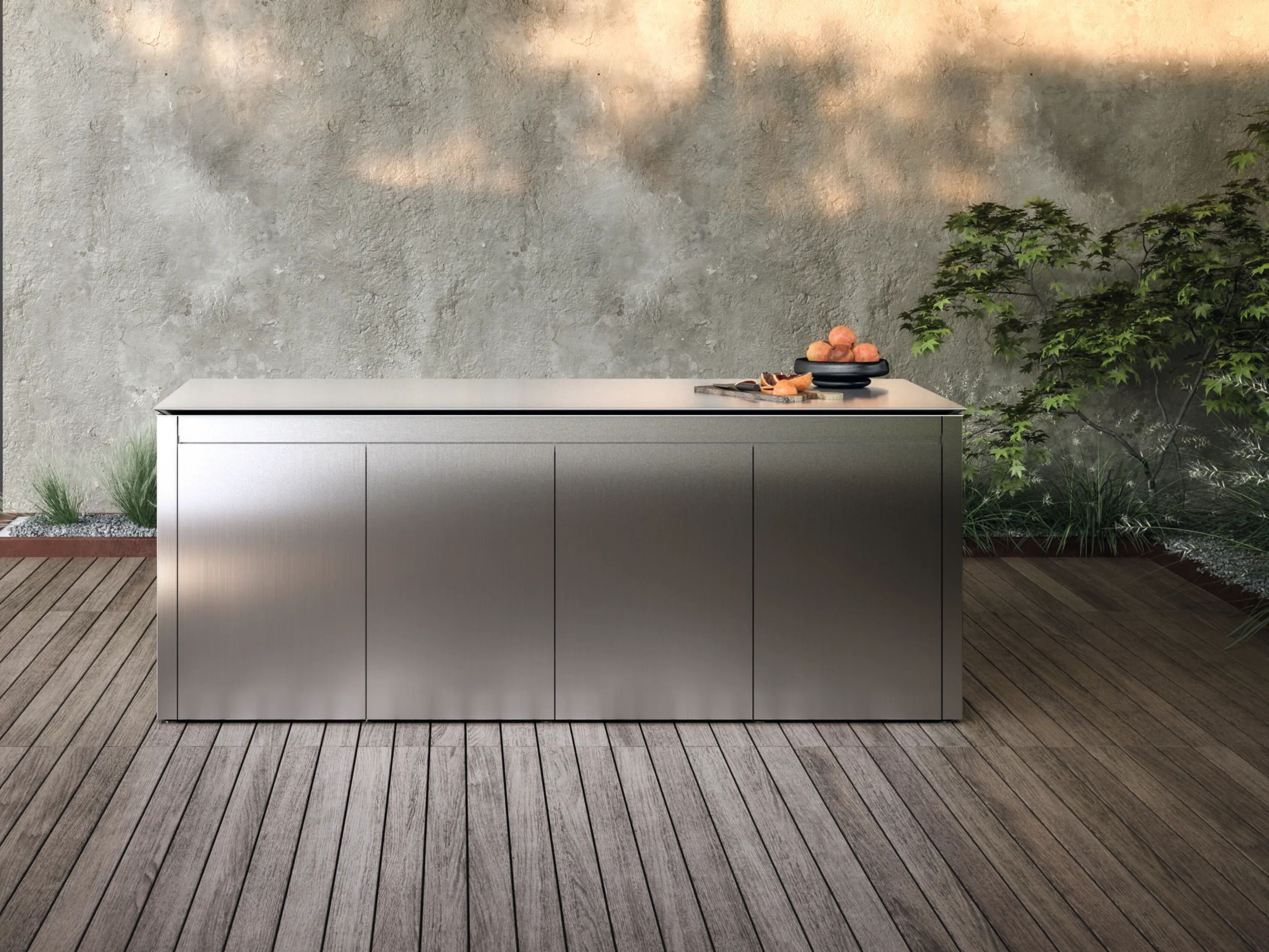 Уличная кухня из нержавеющей стали или Corian® Boffi K ARCH-00094830