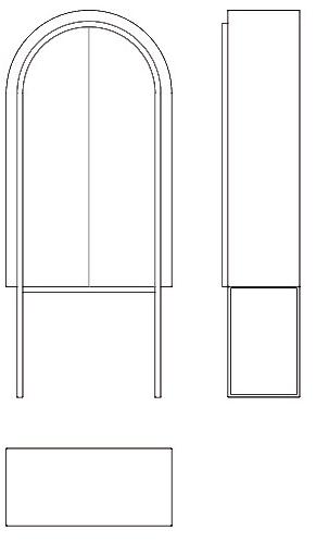Milla & Milli Барный шкаф из массива дерева со встроенной подсветкой Offset sun-id-1345634 - Вид №8