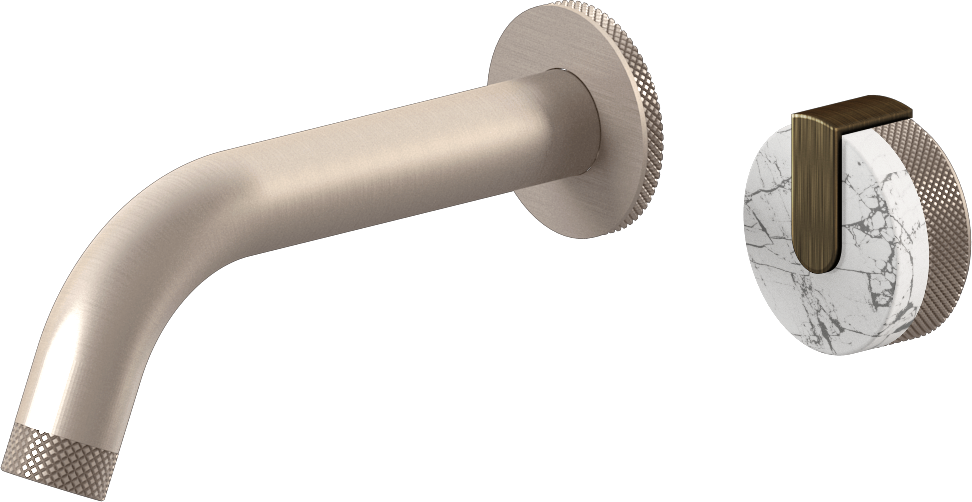 E-11535-R2MW-L1VBB-SN Настенный прогрессивный смеситель скрытого монтажа для раковины GRAFF MOD+