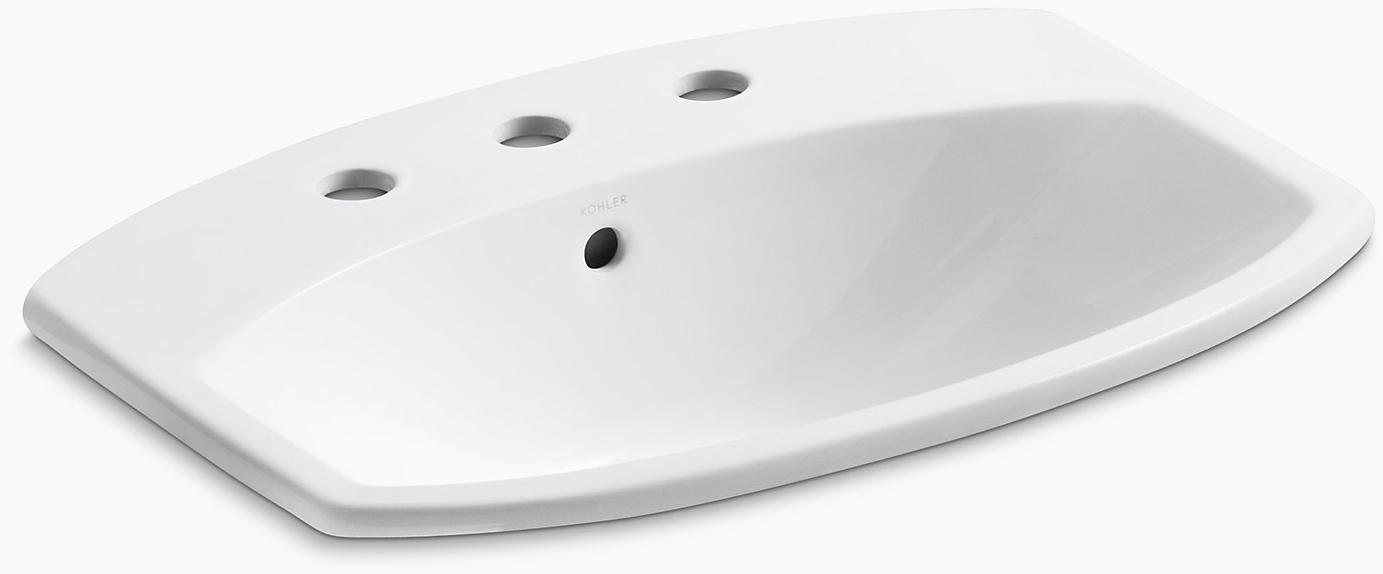 KOHLER Cimarron Встраиваемая раковина с 8 K-2351-8-NY  - Вид №1