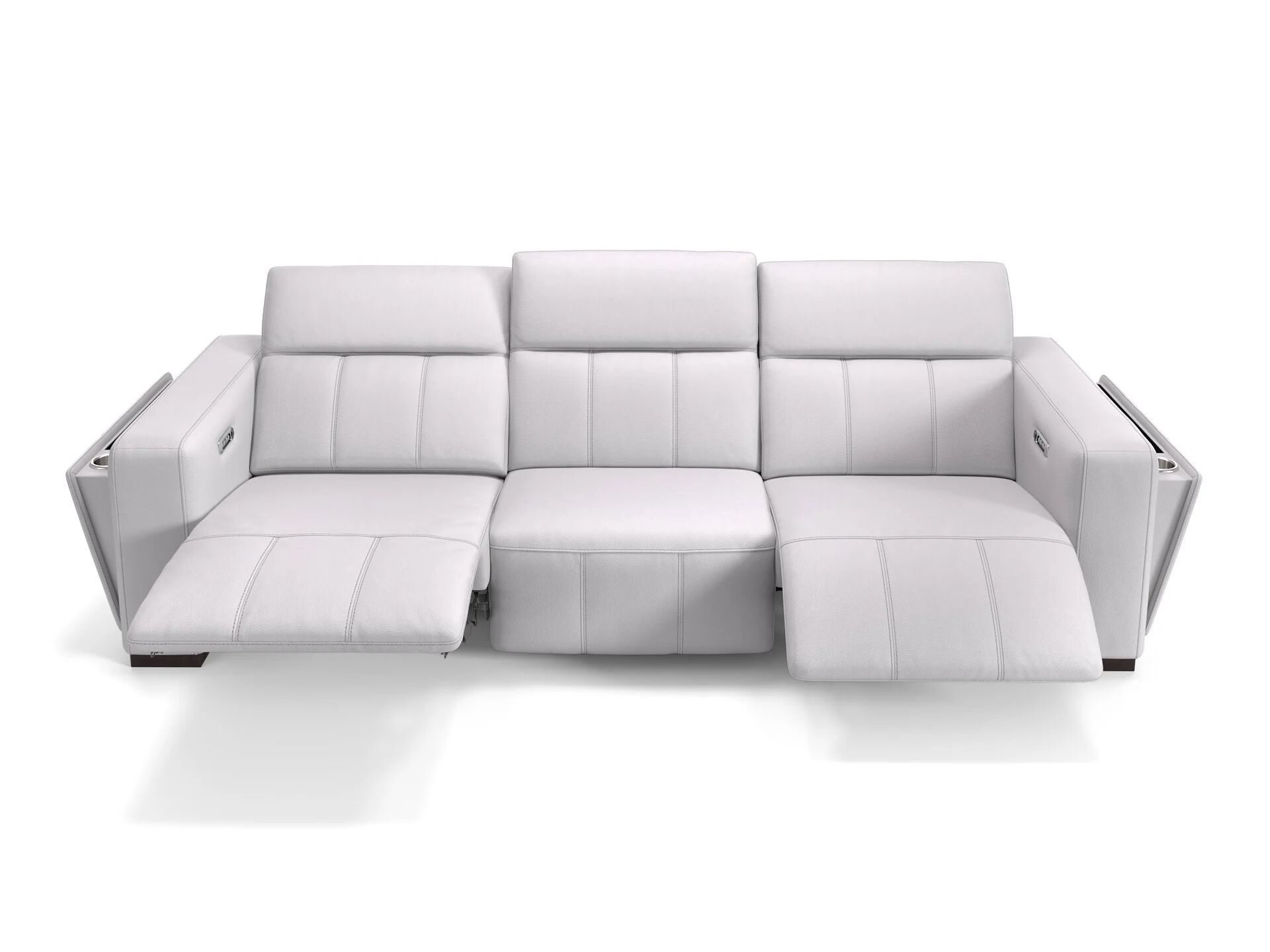 3-местный кожаный диван Sofanella Анкона ARCH-00118302