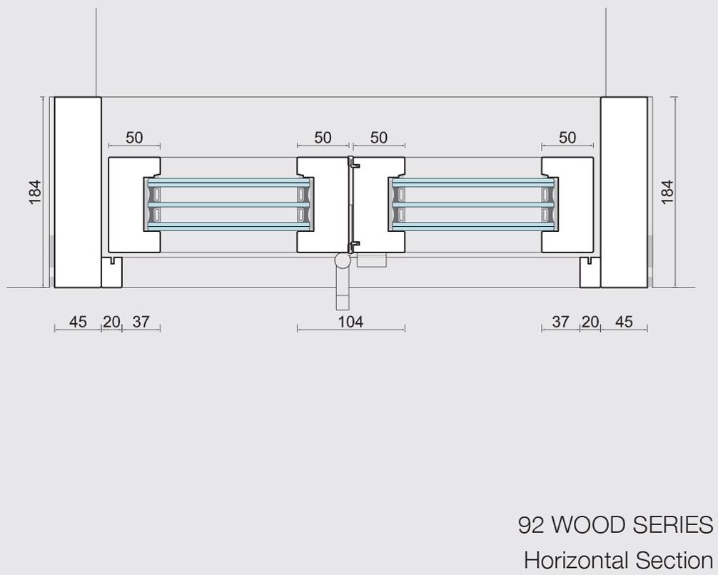 CARMINATI SERRAMENTI Французская складная дверь из дерева Skyline system sun-id-1423631 - Вид №12