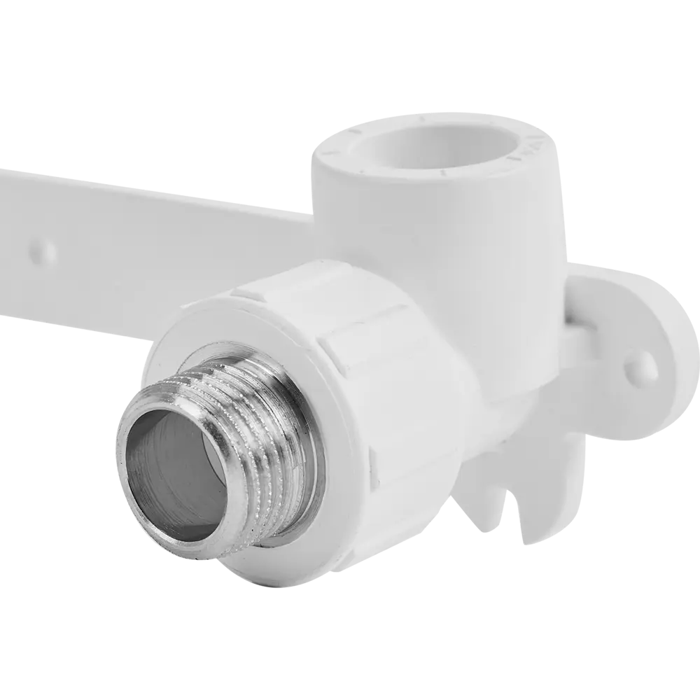 Двойной угольник Политэк для смесителей 1/2"x20 мм 85358386 STLM-0062133 - Вид №1